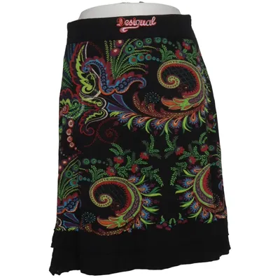 Skirt (Black, Multicolored) from Desigual Viscose