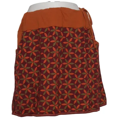 Skirt (Orange, Red, Green, Multicolored) from Vishes Cotton