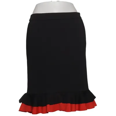 Skirt (Black, Red) from Gloockler Polyester, Viscose