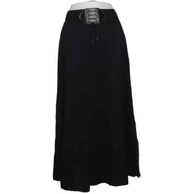 Maxi rok (Zwart) van Zeva Katoen, Polyester