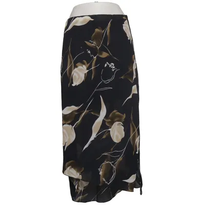 Nederdel (Sort, Beige) fra Bluoltre Viscose