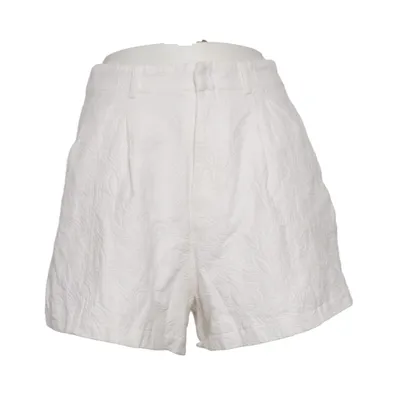 Shorts (White) from Urban Revivo Cotton, Polyester