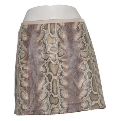 Skirt (Brown, Beige) from Marc Cain Elastane, Polyester, Polyurethane