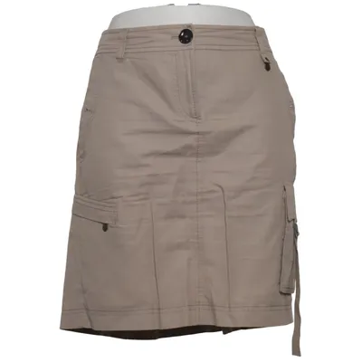 Nederdel (Beige) fra Marc Cain Bomuld, Linned