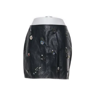 Leren rok (Groen, Meerkleurig) van Zara Basic Katoen, Polyester, Polyurethaan, Viscose