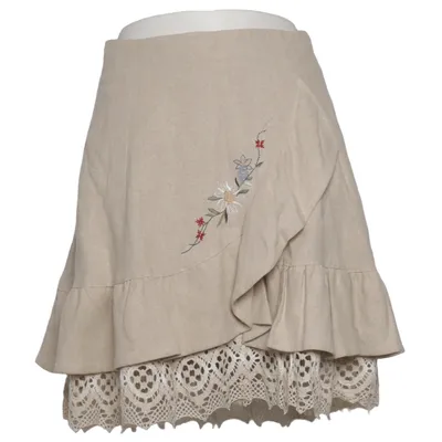 Rok (Beige) van Landhaus by C&A Linnen, Viscose