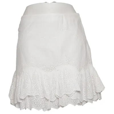 Kjol (Vit) från H&M Bomull