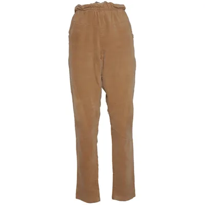 Manchesterbyxor (Beige) från Kriss Bomull, Elastan