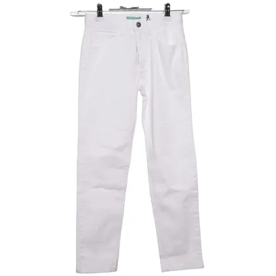 Chinos (White) from United Colors of Benetton Cotton, Elastane