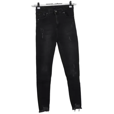 Jeans (Grå) fra Trendy Bomuld, Elastan