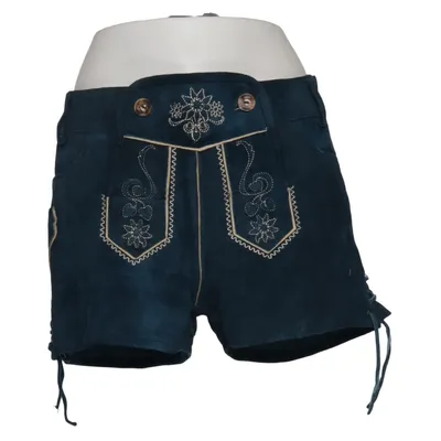 Lädershorts (Blå) från Esmara Bomull, Skinn