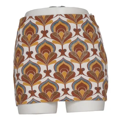Skirt (Brown, Blue, White, Yellow) from Zara Trafaluc