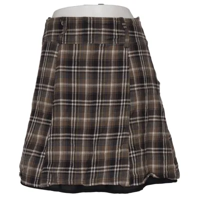 Kjol (Brun, Vit, Svart) från CHECK Bomull, Polyester