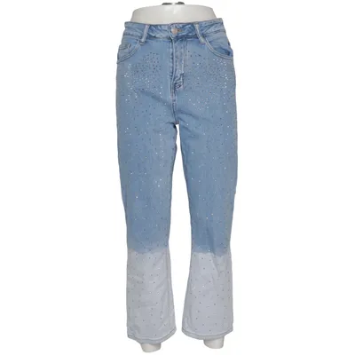 Spijkerbroek (Blauw, Wit) van Fashion Jeans Katoen, Elastaan, Polyester