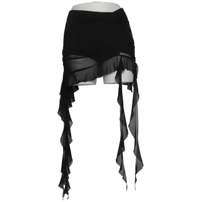 Skort (Zwart) van Shein Elastaan, Polyester