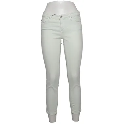 Jeans (Vit) från A.G. Bomull, Polyuretan, Tencel