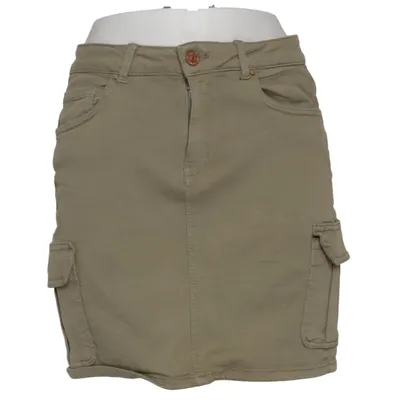 Skirt (Green) from ONLY Blue Denim Cotton, Elastane