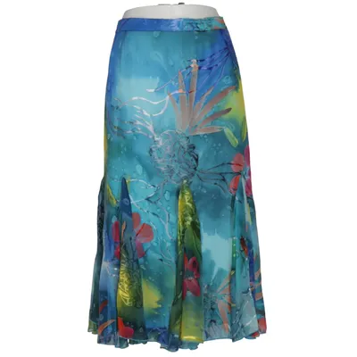 Kjol (Blå, Grön, Gul, Rosa, Orange) från Kirsten Krog Design Silke, Viskos