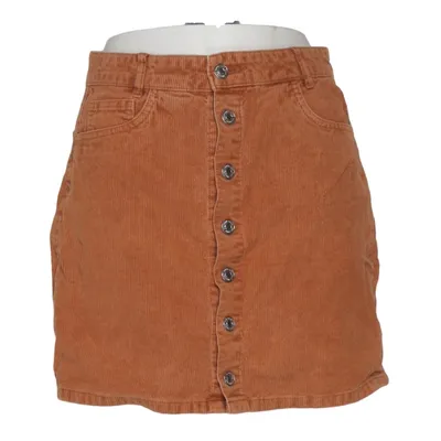 Skirt (Brown) from Pull & Bear Denim Cotton