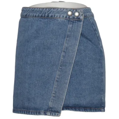 Denim skirt (Blue) from ASOS Denim Cotton