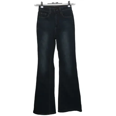 Jeans (Blå) fra Romwe Bomuld, Elastan, Polyester, Viscose