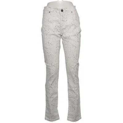 Jeans (Vit, Svart) från Uldahl Bomull, Elastan