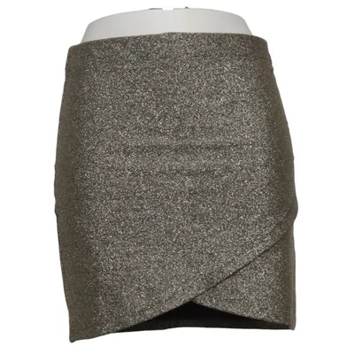 Jupe (Or) de Sézane Élasthane, Polyamide, Polyester, Viscose