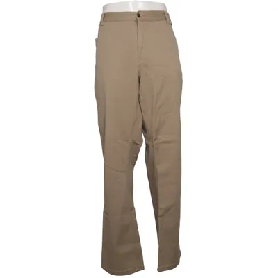 Chinos (Beige) van Men Plus Katoen, Elastaan