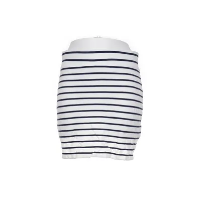 Jupe (Blanc, Bleu) de Boomerang Élasthane, Polyamide, Viscose