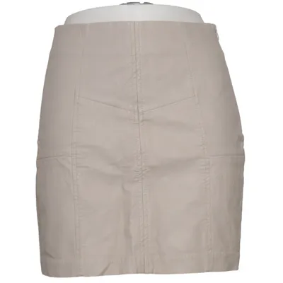 Skirt (Beige) from Stradivarius Cotton, Elastane, Polyester, Viscose