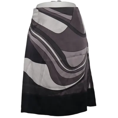 Skirt (Black, Gray, White) from St Emile Acetate, Cupro, Silk