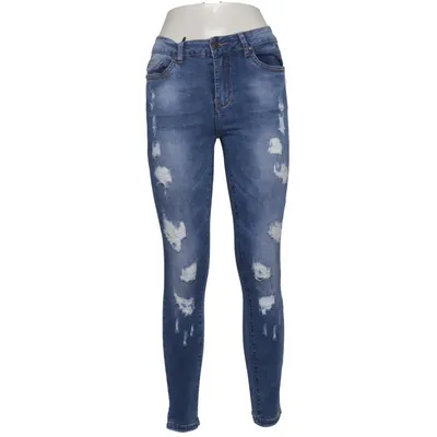 Jean (Bleu) de Hello Miss Coton, Élasthane, Polyester