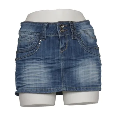 Denim skirt (Blue) from Monday Jeans Cotton, Elastane, Polyester