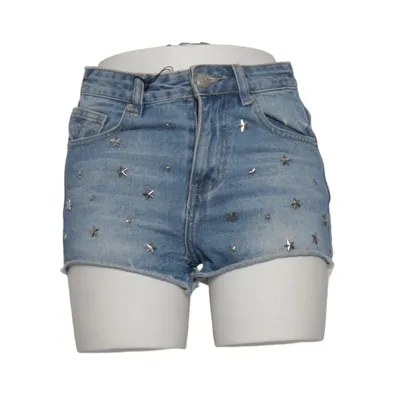 Short en jean (Bleu) de Yes Yes Coton