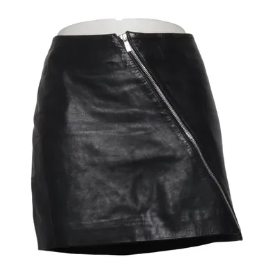 Läderkjol (Svart) från Goosecraft Skinn, Polyester