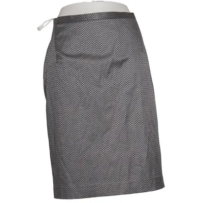 Skirt (Black, White) from UNQ Cotton, Elastane, Polyester