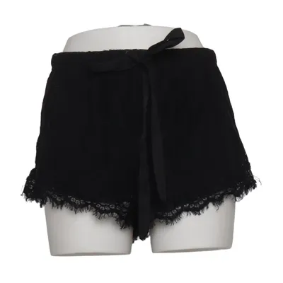 Short de pyjama (Noir) de Isabella Coton, Élasthane, Polyamide, Viscose