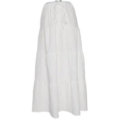 Maxi nederdel (Hvid) Polyester
