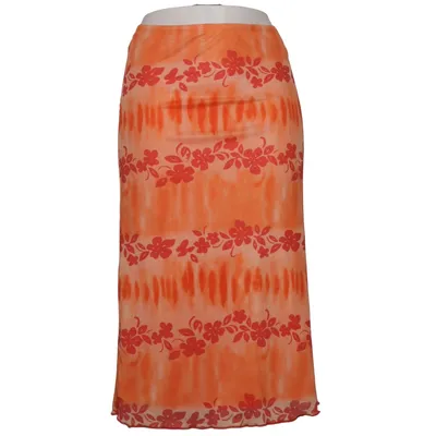 Maxirock (Orange, Rot) von Fashion Sexy Lounge Elasthan, Polyester