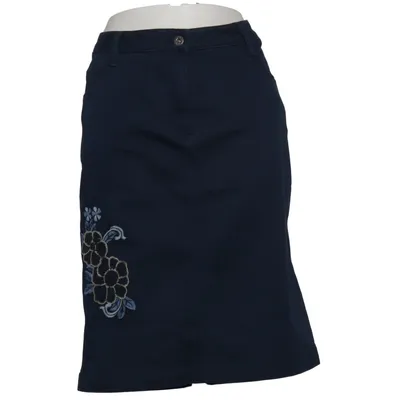 Jupe (Bleu) de Sara Lindholm Coton, Élasthane, Polyester
