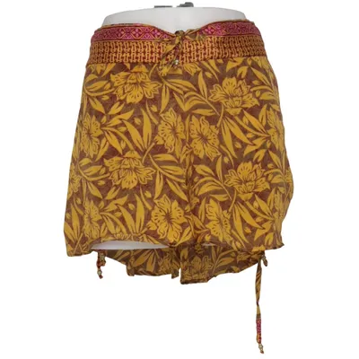 Pajama shorts (Yellow, Brown, Pink, Multicolored) from Guru Shop Polyester