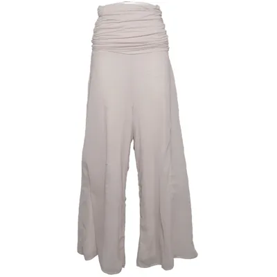 Palazzohose (Beige) von 10DAYS Baumwolle, Elasthan, Modal, Polyester