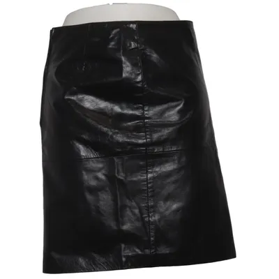 Leather skirt (Black) from JP Collection Leather, Polyester