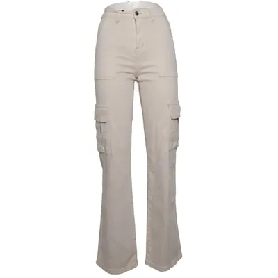 Cargobukser (Beige) fra My Tina's Bomuld, Elastan