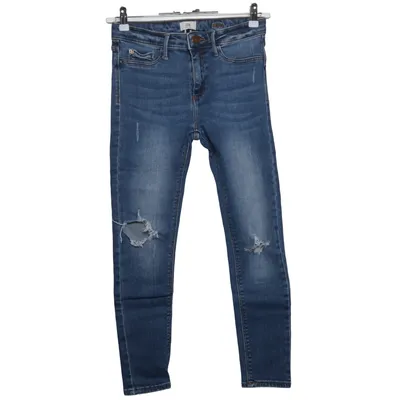 Jeans (Blå) från River Island Petite Bomull, Elastan, Modal