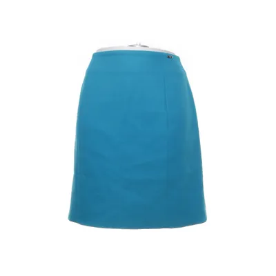 Blyantnederdel (Blå) fra Simple Bomuld, Elastan, Polyester, Viscose