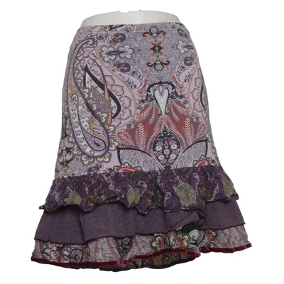 Skirt (Purple, Multicolored) from Linea Tesini Elastane, Viscose
