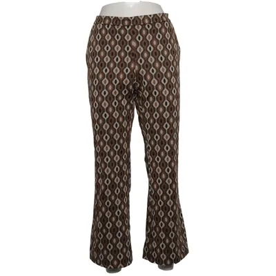 Pantalon (Marron, Noir, Blanc) de Maliparmi Acétate, Cupro, Élasthane, Polyamide