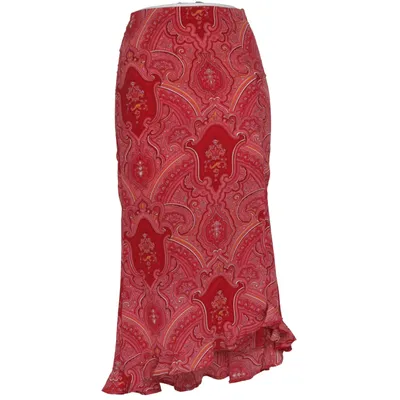 Långkjol (Röd, Rosa, Orange) från Mango Polyester