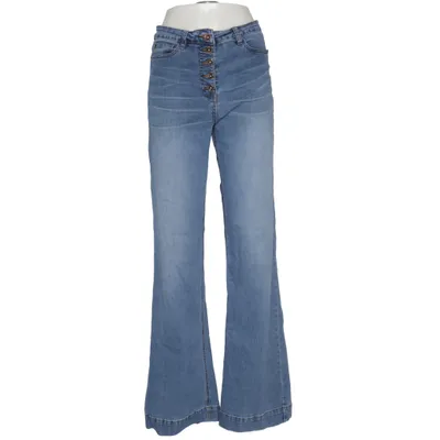 Jeans (Blå) från Long Tall Sally Bomull, Elastan, Polyester, Viskos